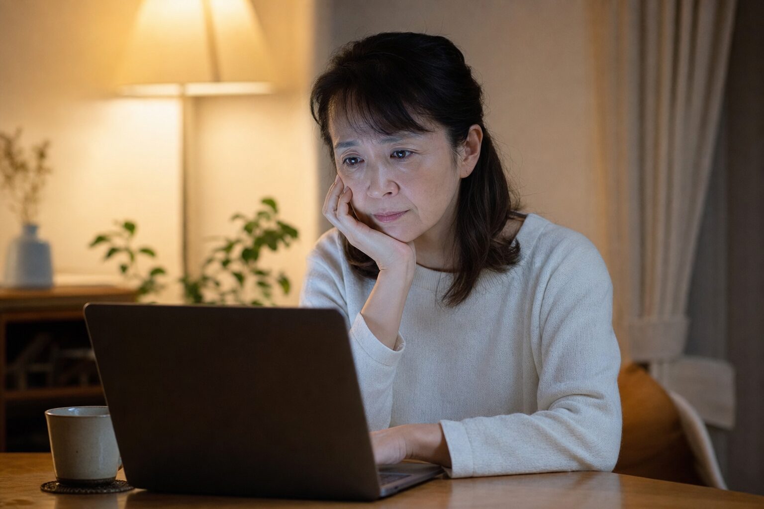 AI面接とは？子どものAI面接に戸惑いながらパソコンで調べる親