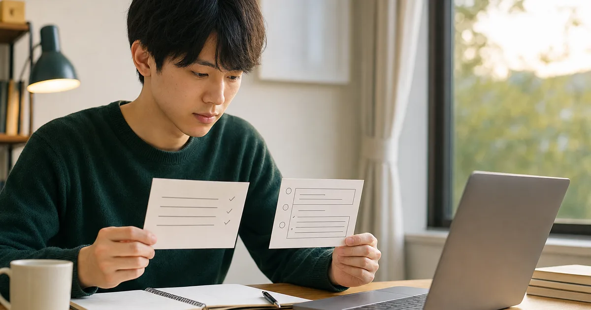 一つの経験を長所と自己PRに書き分ける就活生