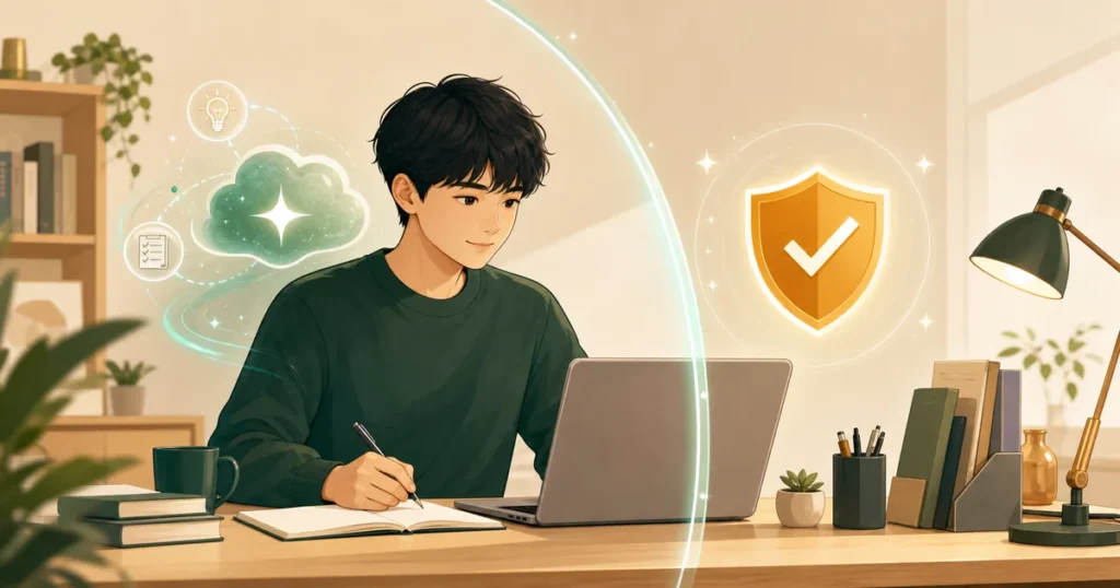 WebテストでAIを使える場面と使えない場面を確認する就活生