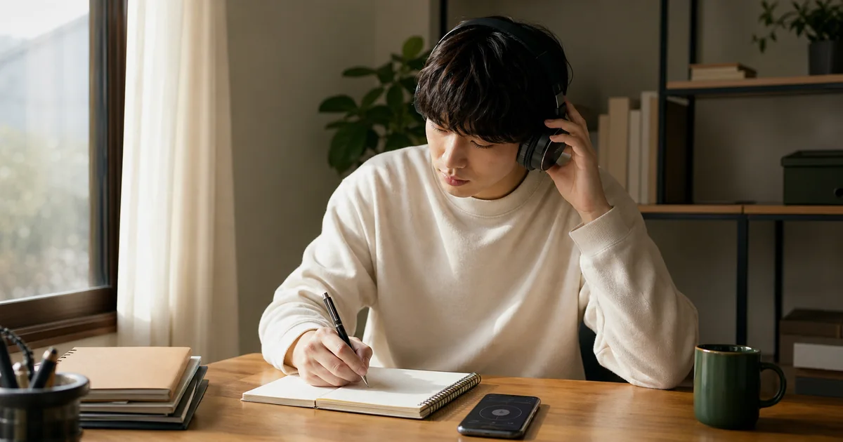 履歴書の趣味欄に音楽鑑賞の具体的な楽しみ方を書く就活生