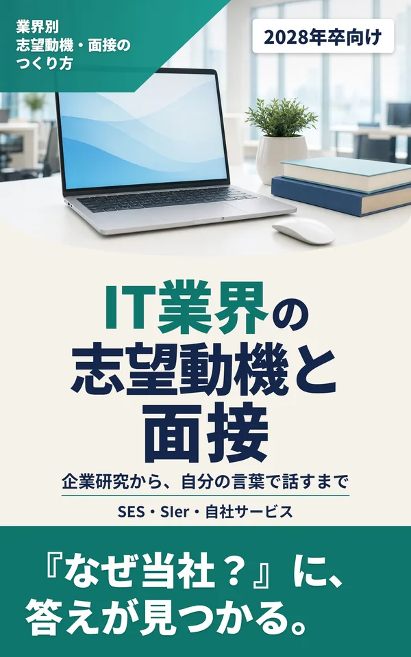 『IT業界の志望動機と面接』の表紙